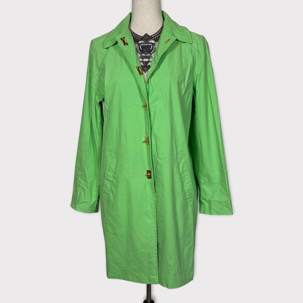 Lauren Ralph Lauren Mod Maximalist Jacket Petite Large Twee Retro Eclectic Green